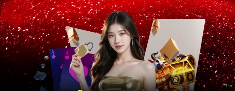 Big win animation on 77bb slot Jogo